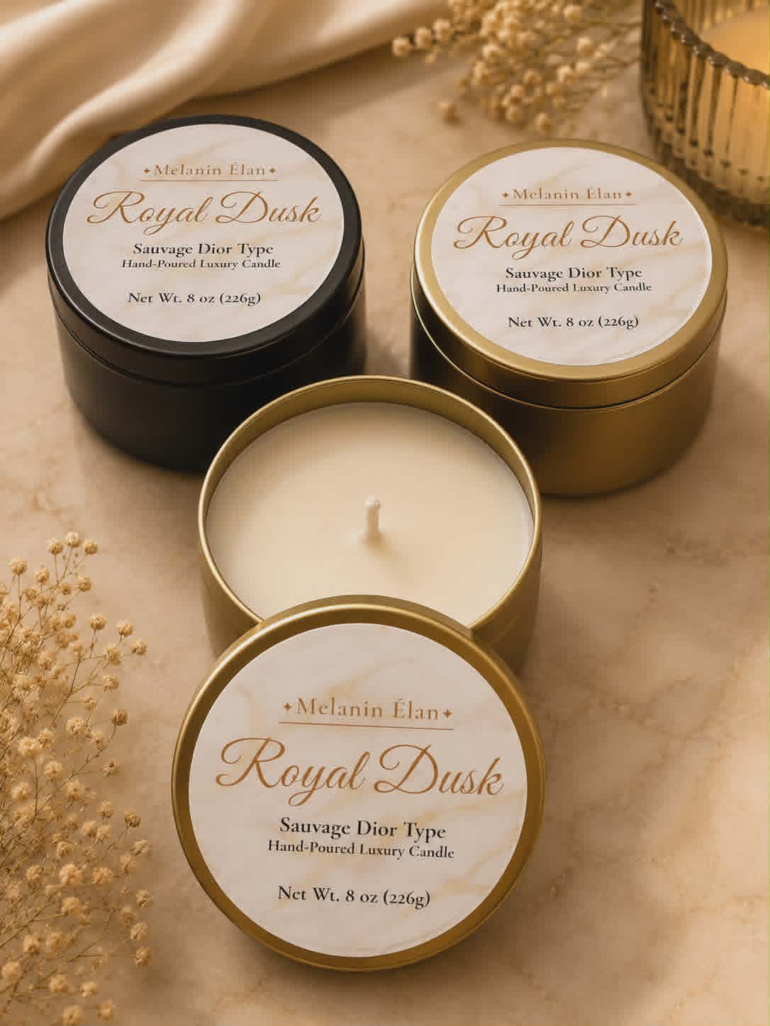 Royal Dusk Massage Candle